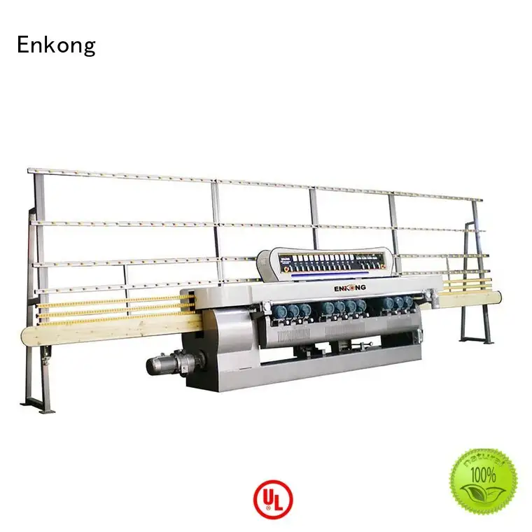 straight line glass glass beveling machine machine Enkong company 1