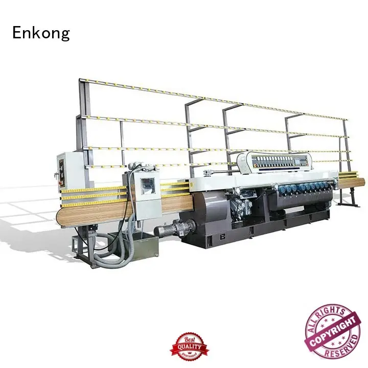 Custom straight-line glass glass beveling machine Enkong straight line 1