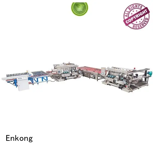 Enkong Brand edging straight-line glass double edger 1