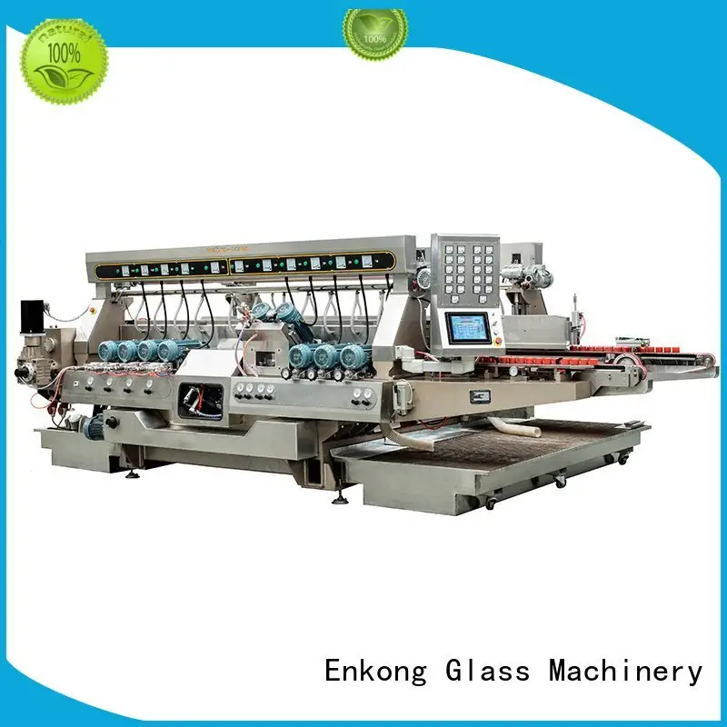 high speed glass double edger manufacturer for household appliances Enkong 1