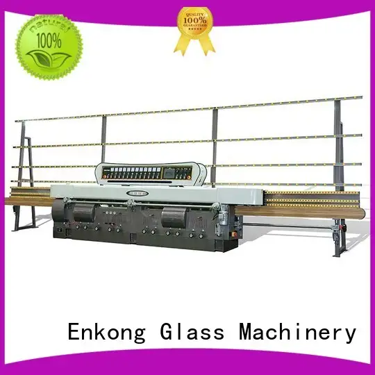 glass straight line edging machine zm11 for fine grinding Enkong 1