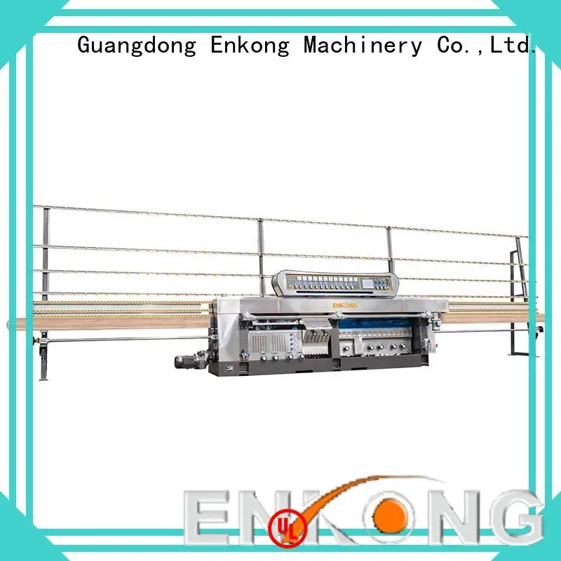 60 degree glass mitering machine variable for grind Enkong 1