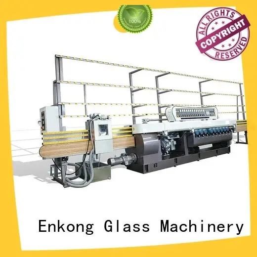 10 spindles glass beveling machine price wholesale for glass processing Enkong 1