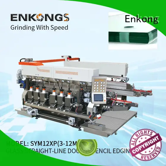 SM 26 glass double edging machine manufacturer for photovoltaic panel processing Enkong 1