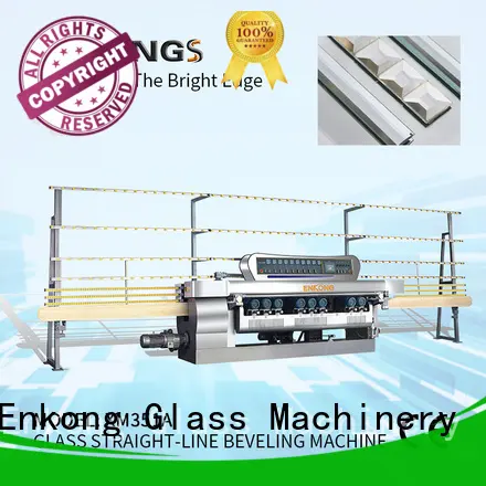 Enkong efficient glass beveling equipment xm351a for polishing 1