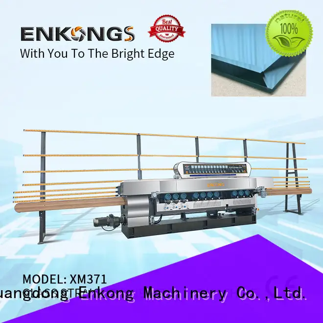 Enkong long lasting glass beveling machine factory direct supply for glass processing 1