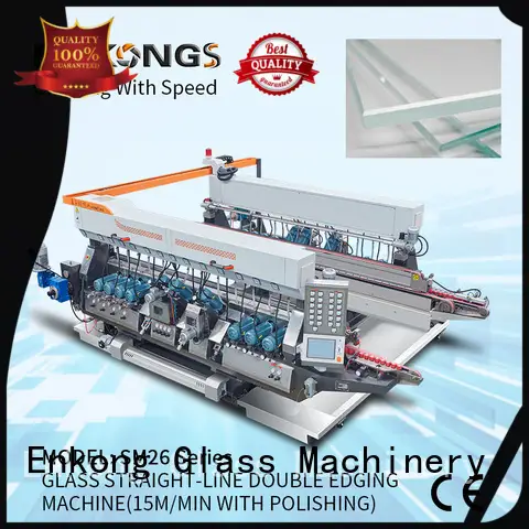 Enkong SYM08 glass double edging machine supplier for household appliances 1