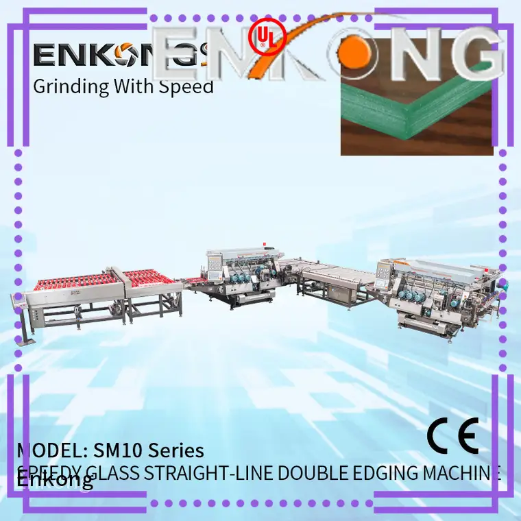 Enkong SM 22 glass double edging machine series for household appliances 1