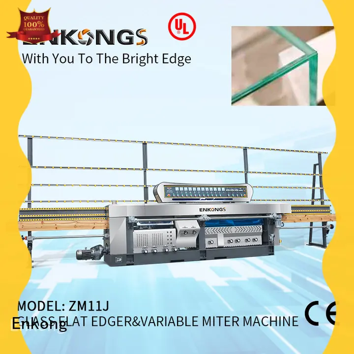 Enkong real glass mitering machine wholesale for grind 1