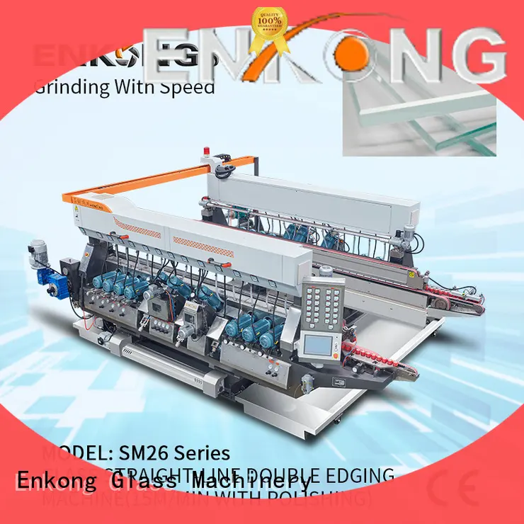 Enkong SM 20 glass double edging machine supplier for household appliances 1