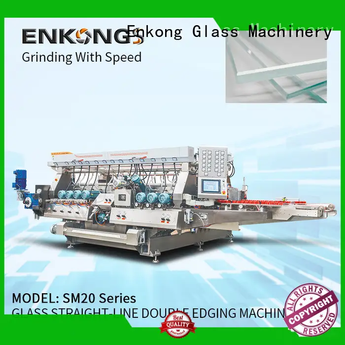Enkong high speed double edger machine supplier for round edge processing 1