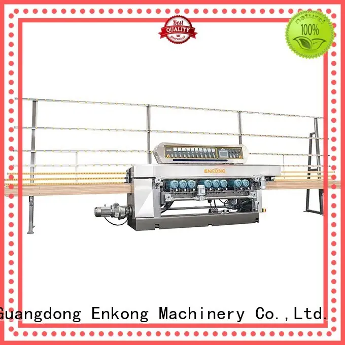 Enkong 10 spindles glass beveling machine for sale factory direct supply 1