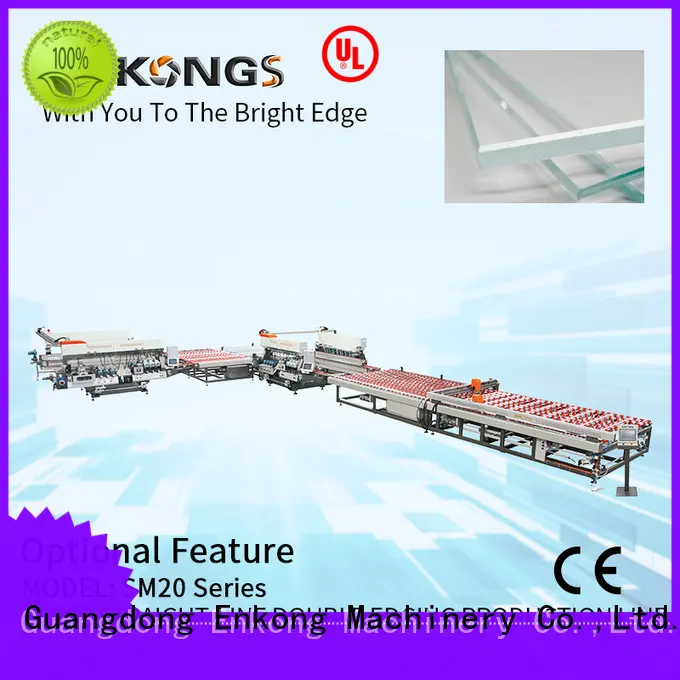 Enkong SM 22 glass double edging machine manufacturer for household appliances 1