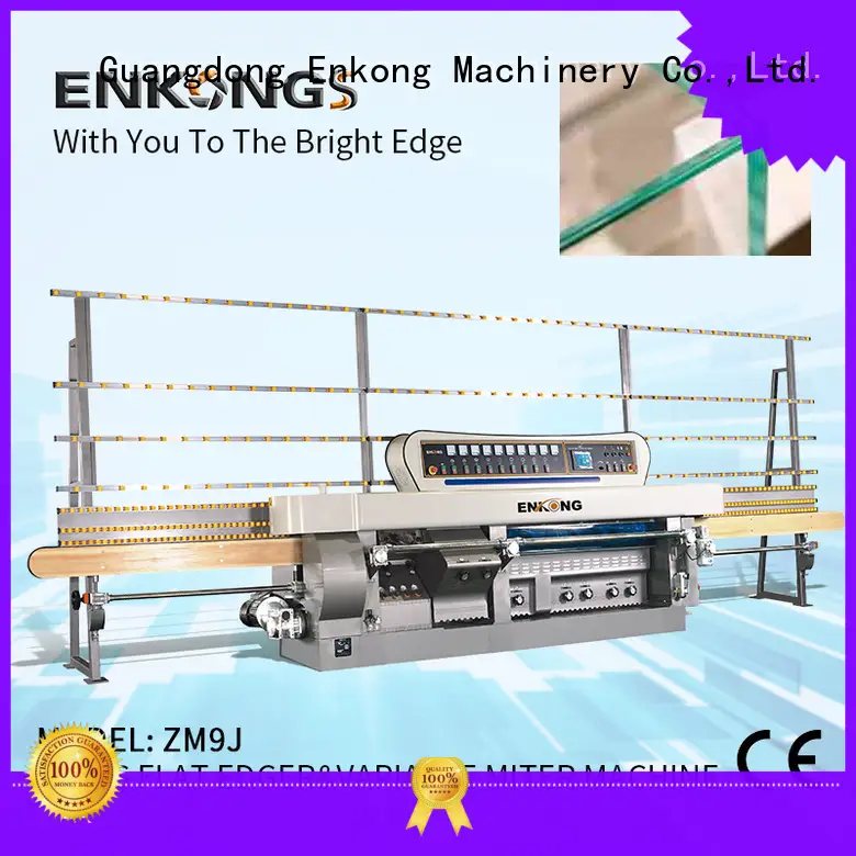 Enkong variable glass mitering machine supplier for polish 1