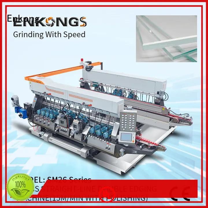 Enkong SM 22 double edger machine manufacturer for photovoltaic panel processing 1