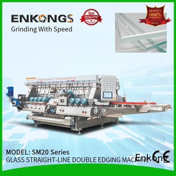 Enkong quality glass double edging machine supplier for photovoltaic panel processing 1