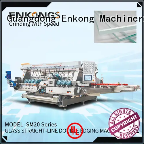 Enkong real glass double edging machine supplier for photovoltaic panel processing 1