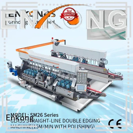 Enkong real double edger machine manufacturer for round edge processing 1