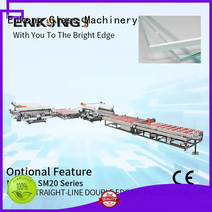 Enkong SM 26 glass double edging machine factory direct supply for photovoltaic panel processing 1