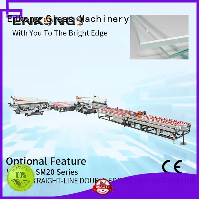 Enkong SM 26 glass double edging machine factory direct supply for photovoltaic panel processing 1