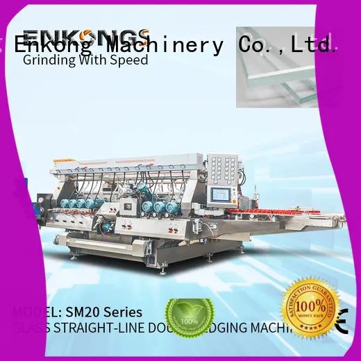 Enkong cost-effective glass double edging machine manufacturer for round edge processing1 1