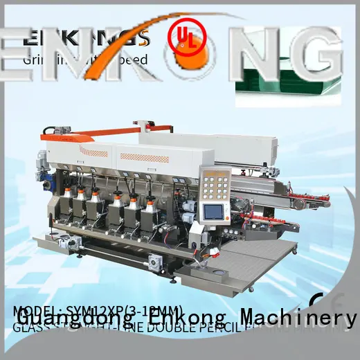 quality glass double edging machine SM 22 manufacturer for round edge processing 1