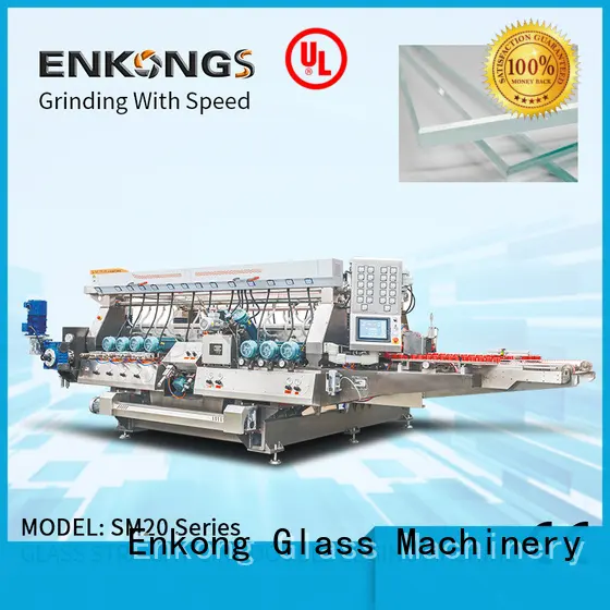 Enkong SM 12/08 glass double edging machine factory direct supply for photovoltaic panel processing 1