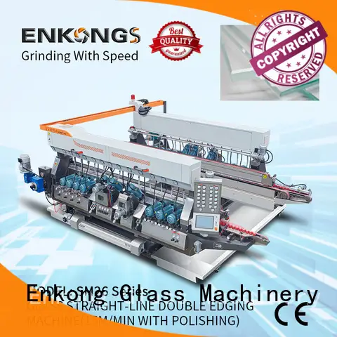 Enkong SYM08 double edger factory direct supply for round edge processing 1