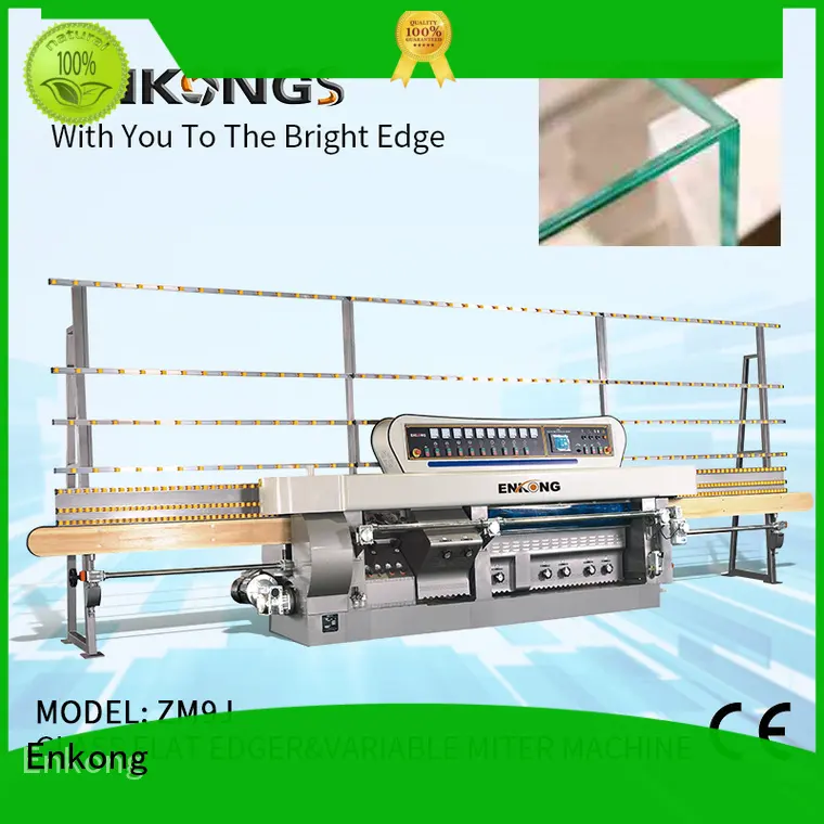 Enkong top quality glass mitering machine customized for polish 1