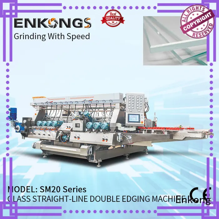 Enkong SM 22 double edger machine factory direct supply for photovoltaic panel processing 1
