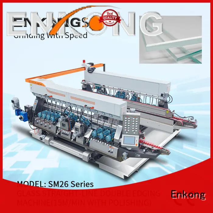Enkong high speed double edger machine manufacturer for round edge processing 1
