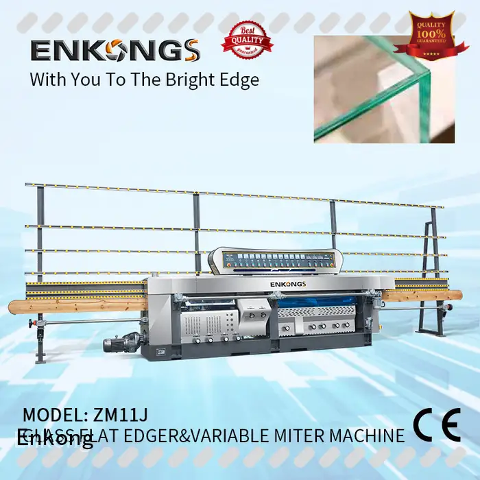 Enkong top quality glass mitering machine supplier for polish1 1