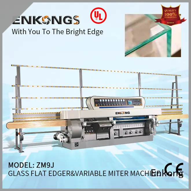 real glass mitering machine 5 adjustable spindles customized for grind1 1