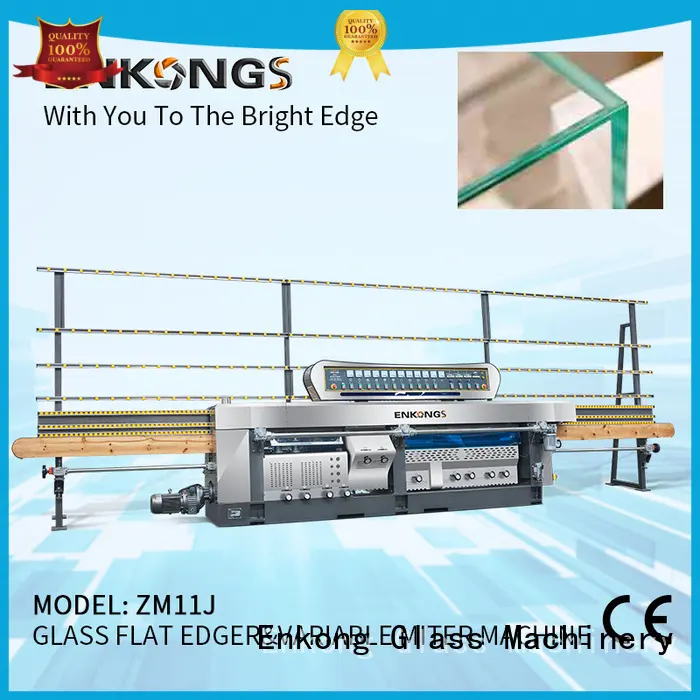 Enkong top quality glass mitering machine manufacturer for polish1 1