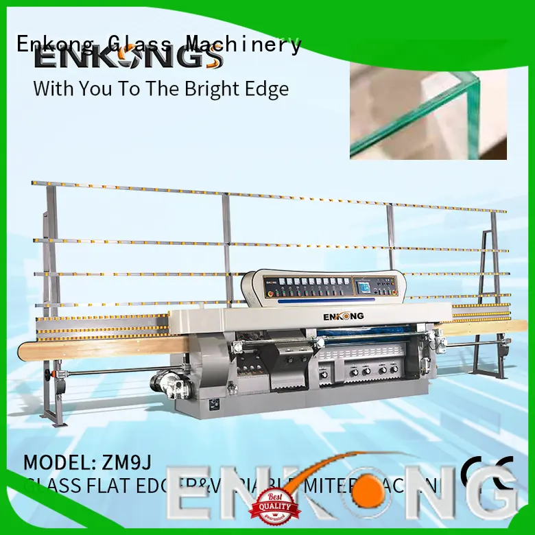 Enkong professional glass mitering machine supplier for polish 1