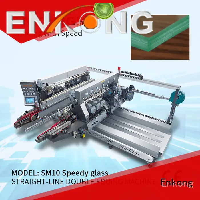 Enkong quality glass double edging machine supplier for photovoltaic panel processing1 1