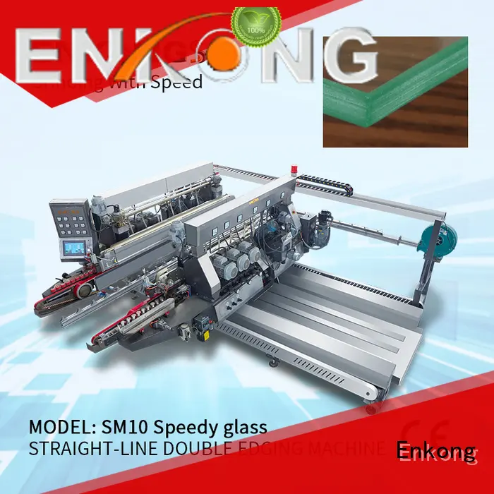 Enkong quality glass double edging machine supplier for photovoltaic panel processing1 1