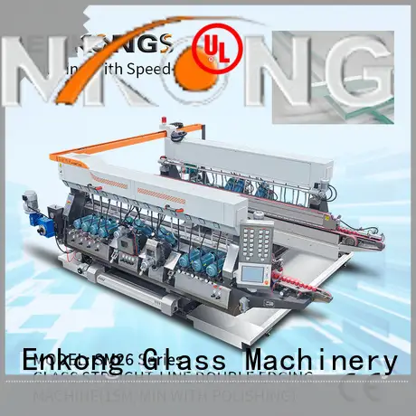 Enkong cost-effective glass double edging machine factory direct supply for round edge processing 1