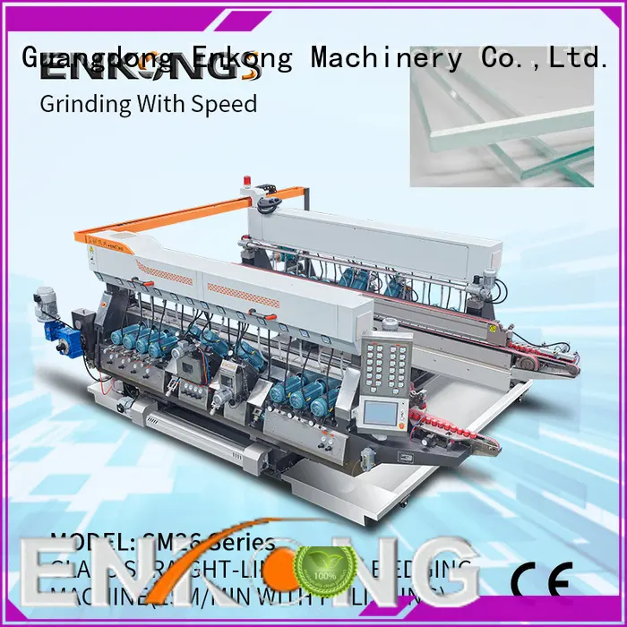 Enkong SM 22 double edger machine supplier for round edge processing 1