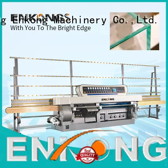 Enkong top quality glass mitering machine customized for grind1 1