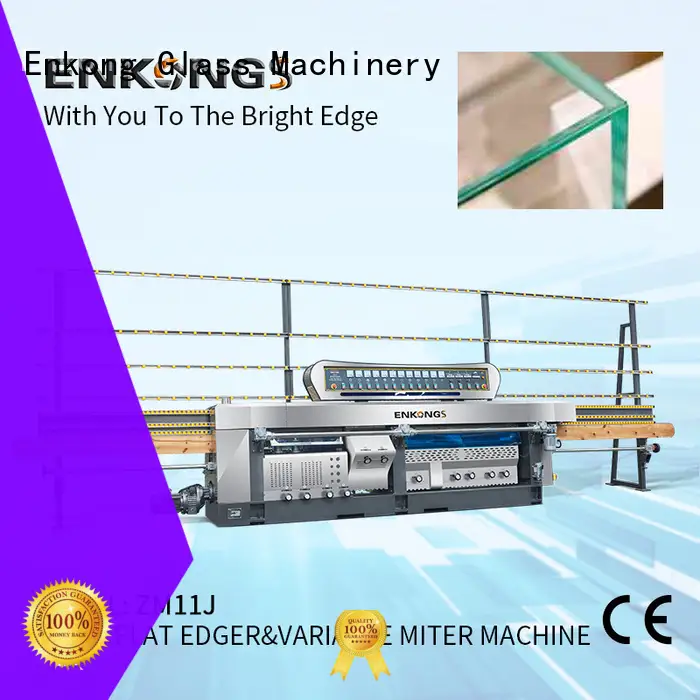Enkong real glass mitering machine supplier for grind1 1