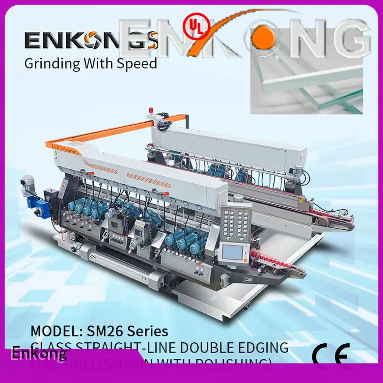 Enkong SM 20 glass double edging machine factory direct supply for round edge processing 1