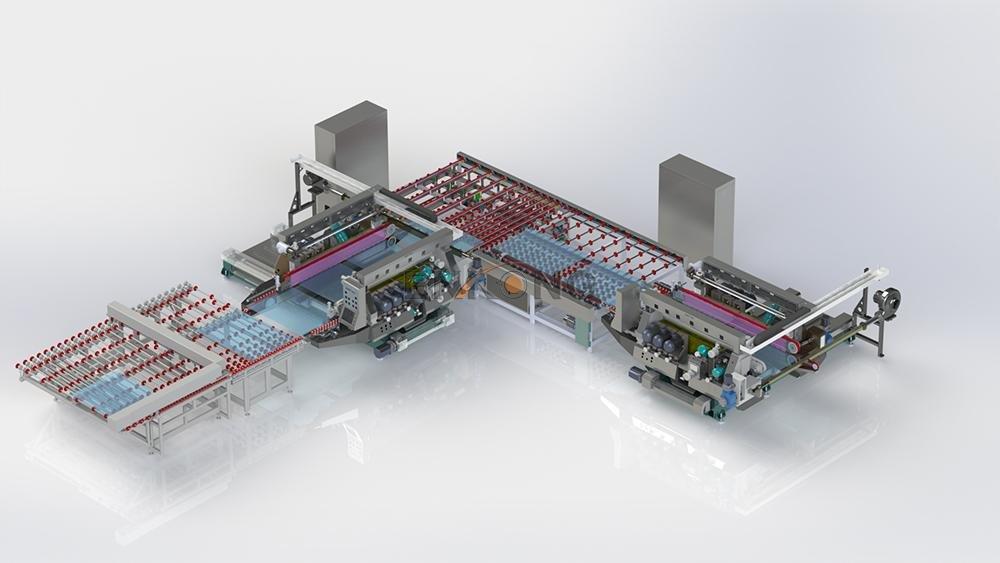 Enkong high speed double edger machine factory direct supply for round edge processing 5