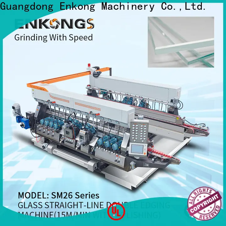 Enkong real glass double edging machine factory direct supply for household appliances 1