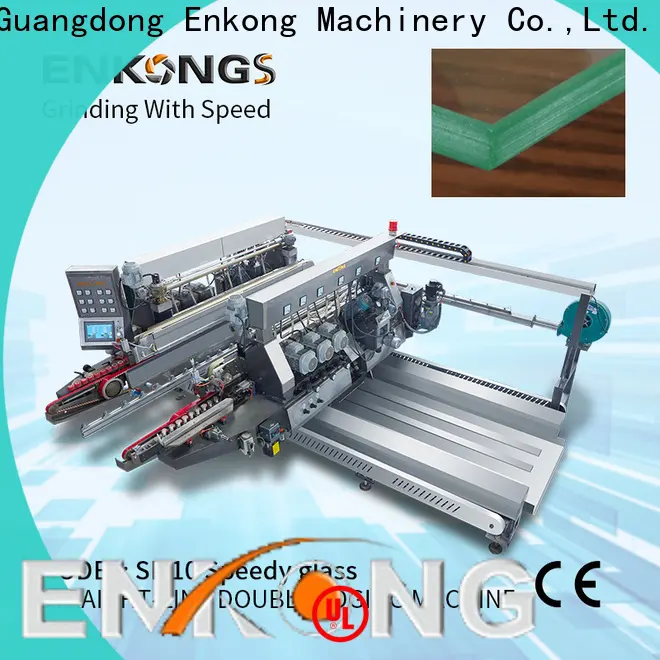 high speed glass double edging machine modularise design supplier for round edge processing 1