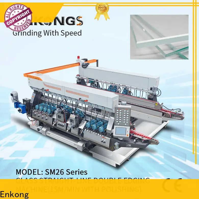 Enkong SM 10 glass double edging machine factory direct supply for photovoltaic panel processing 1