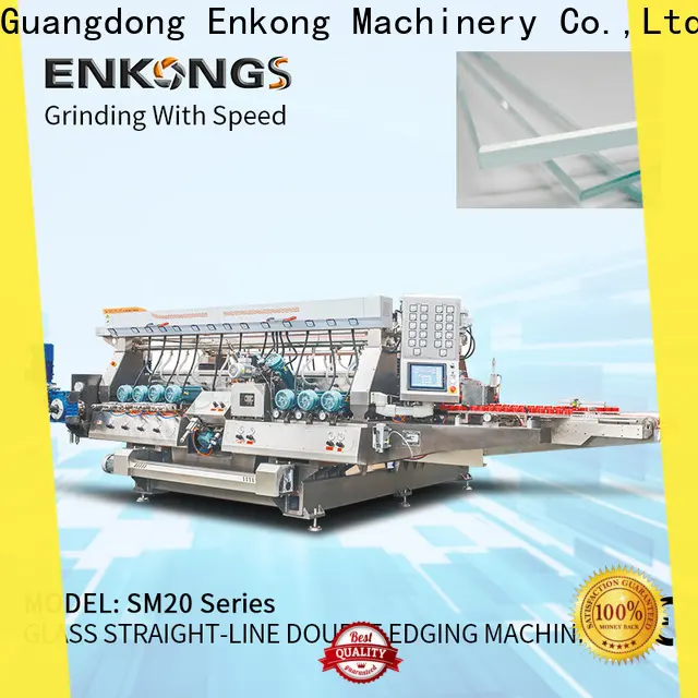 Enkong SM 22 glass double edging machine manufacturer for photovoltaic panel processing 1