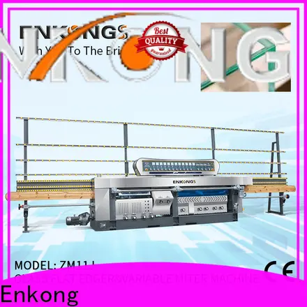 Enkong real glass mitering machine supplier for polish 1