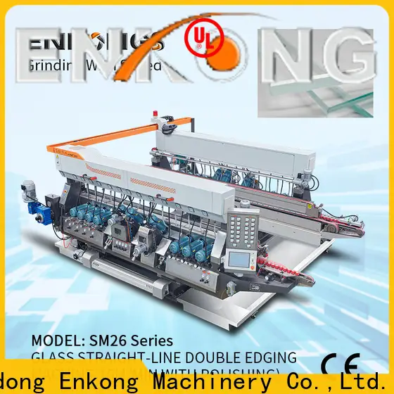 Enkong SM 10 glass double edging machine manufacturer for round edge processing 1