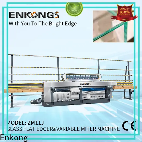 Enkong top quality glass mitering machine supplier for grind 1